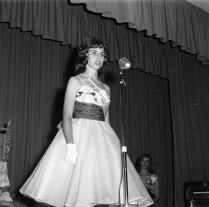 A contestant from the Miss Surrey Contest.